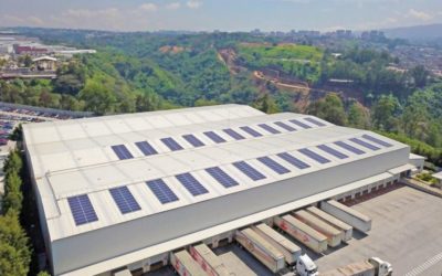 Energía limpia utilizada en la cadena de suministro